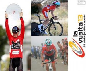 Puzzle de Chris Horner campeón, de la Vuelta a España 2013