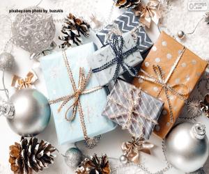 Puzzle de Cinco regalos de Navidad