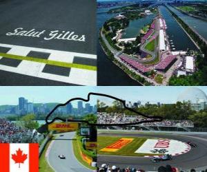 Puzzle de Circuito Gilles Villeneuve - Canadá -