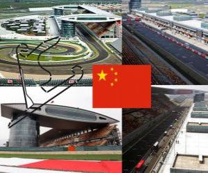Puzzle de Circuito Internacional de Shanghái - China -