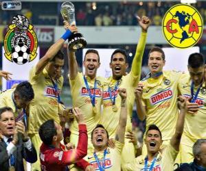 Puzzle de Club América, campeón Apertura México 2014