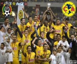Puzzle de Club América, campeón del torneo Clausura 2013, México