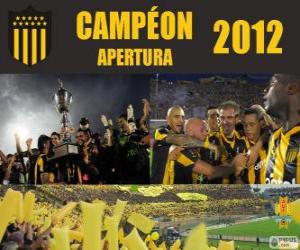 Puzzle de Club Atlético Peñarol campeón del Torneo Apertura 2012, Uruguay