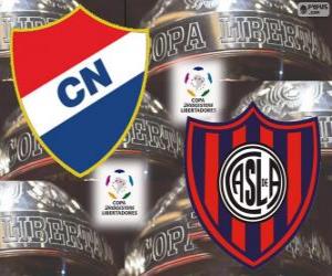 Puzzle de Club Nacional de Paraguay vs San Lorenzo de Almagro de Argentina. Final Copa Libertadores 2014