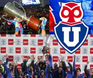 Puzzle de Club Universidad de Chile, campeón chileno Apertura 2012