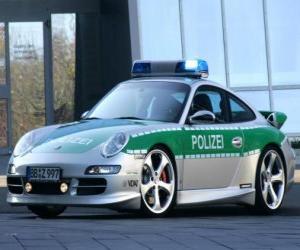 Puzzle de Coche de policía - Porsche 911 -