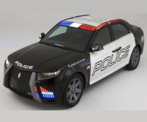 Puzzle de coche de policía