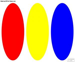 Puzzle de Colores primarios