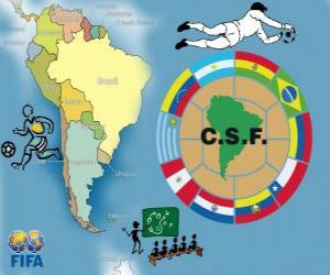 Puzzle de Confederación Sudamericana de Fútbol (CONMEBOL)
