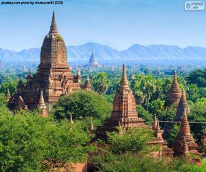 Puzzle de Construcciones religiosas de Bagan