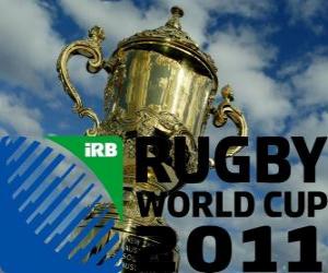 Puzzle de Copa Mundial de Rugby de 2011. Se celebra en Nueva Zelanda del 9 de setiembre al 23 de octubre