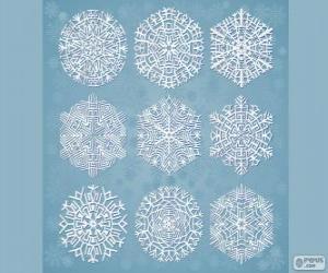 Puzzle de Copos de nieve
