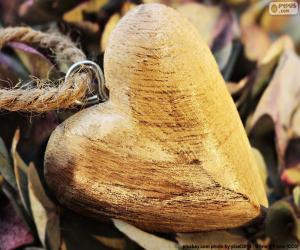 Puzzle de Corazón madera