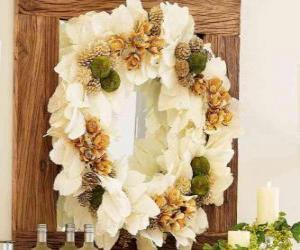 Puzzle de Corona de Navidad