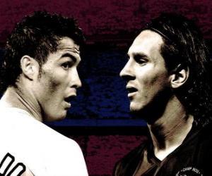 Puzzle de Cristiano Ronaldo vs Lionel Messi