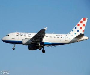 Puzzle de Croatia Airlines la aerolínea nacional de Croacia