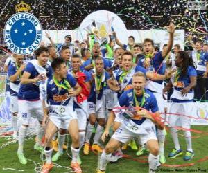 Puzzle de Cruzeiro campeón 2014