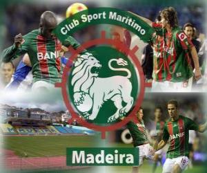 Puzzle de CS Marítimo de Funchal, en Madeira, club portugués de futbol