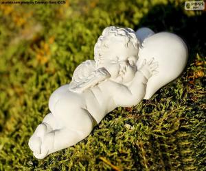Puzzle de Cupido durmiendo