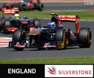 Puzzle de Daniel Ricciardo - Toro Rosso - Silverstone, 2013