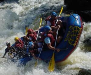 Puzzle de Descenso de ríos (Rafting)