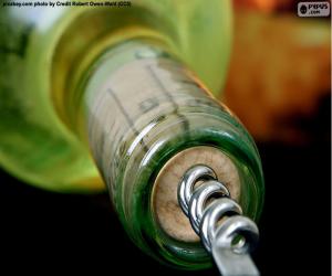 Puzzle de Descorchar una botella de vino