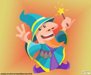 Puzzle de Dibujo de brujo