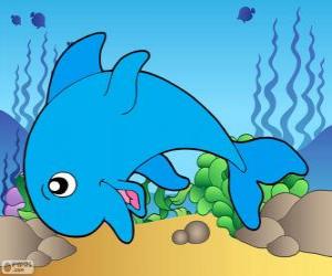 Puzzle de Dibujo de delfín