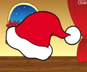 Puzzle de Dibujo Gorro de Papá Noel