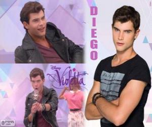 Puzzle de Diego un chico que viene de España