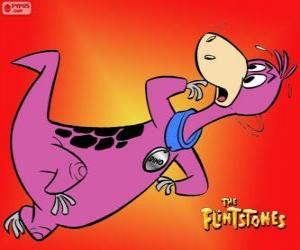 Puzzle de Dino, el dinosaurio, la mascota de los Picapiedra