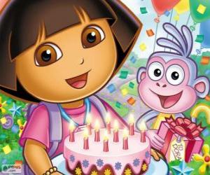 Puzzle de Dora la exploradora celebra su aniversario