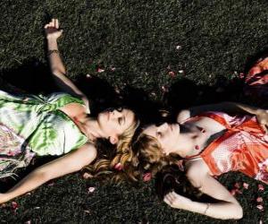 Puzzle de Dos princesas a la espera de su príncipe