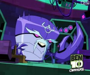 Puzzle de Dr. Psychobos, creador del Nemetrix. Ben 10 Omniverse