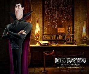 Puzzle de Drácula, el dueño del Hotel Transylvania