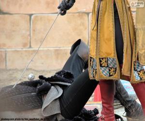 Puzzle de Duelo caballeros medievales