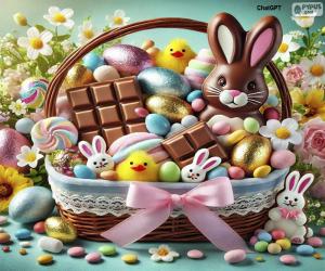 Puzzle de Dulces de Pascua