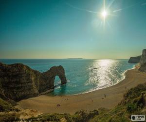 Puzzle de Durdle Door, Inglaterra