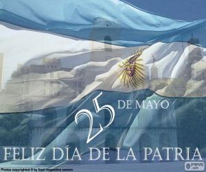 Puzzle de Día de la Patria Argentina