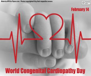 Puzzle de Día de Mundial de las Cardiopatías Congénitas