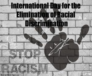 Puzzle de Día Internacional de la Eliminación de la Discriminación Racial