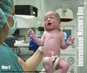 Puzzle de Día Internacional de la Matrona