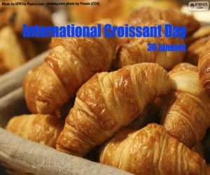 Puzzle de Día Internacional del Croissant