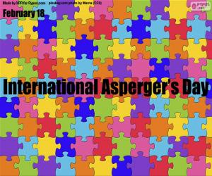 Puzzle de Día Internacional del Síndrome de Asperger