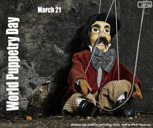 Puzzle de Día Mundial de la Marioneta