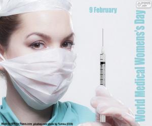 Puzzle de Día Mundial de la Mujer Médica