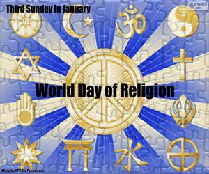 Puzzle de Día Mundial de la Religión