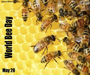 Puzzle de Día Mundial de las Abejas