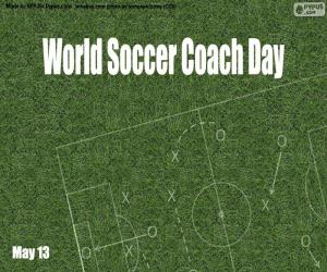 Puzzle de Día Mundial del Entrenador de Fútbol