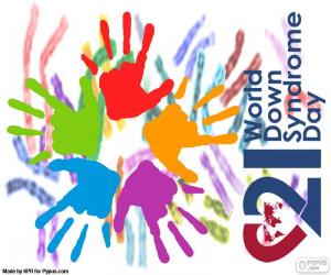Puzzle de Día Mundial del Síndrome de Down